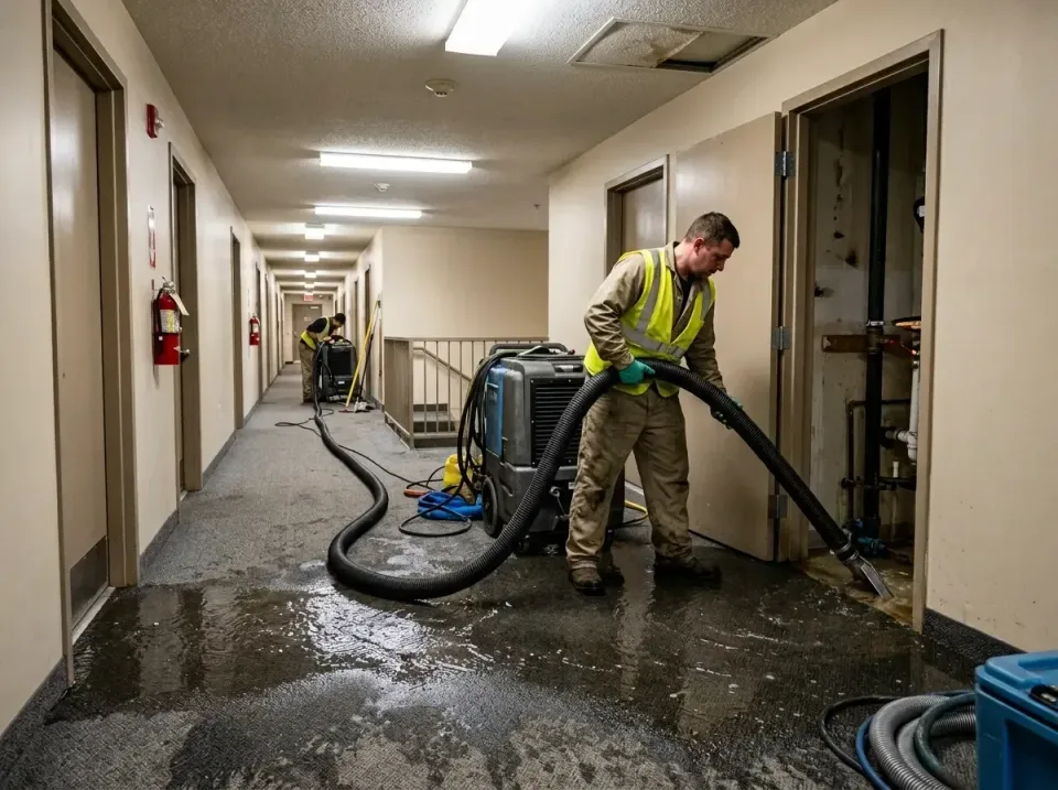 multi-unit-apartment-hallway-f-005 — frequently asked questions, Emergency Burst Pipe Water Extraction & Removal in Vista Ce…